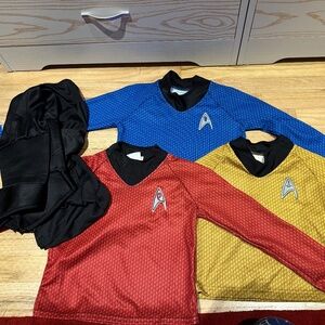 Star Trek (2009) kids uniforms
